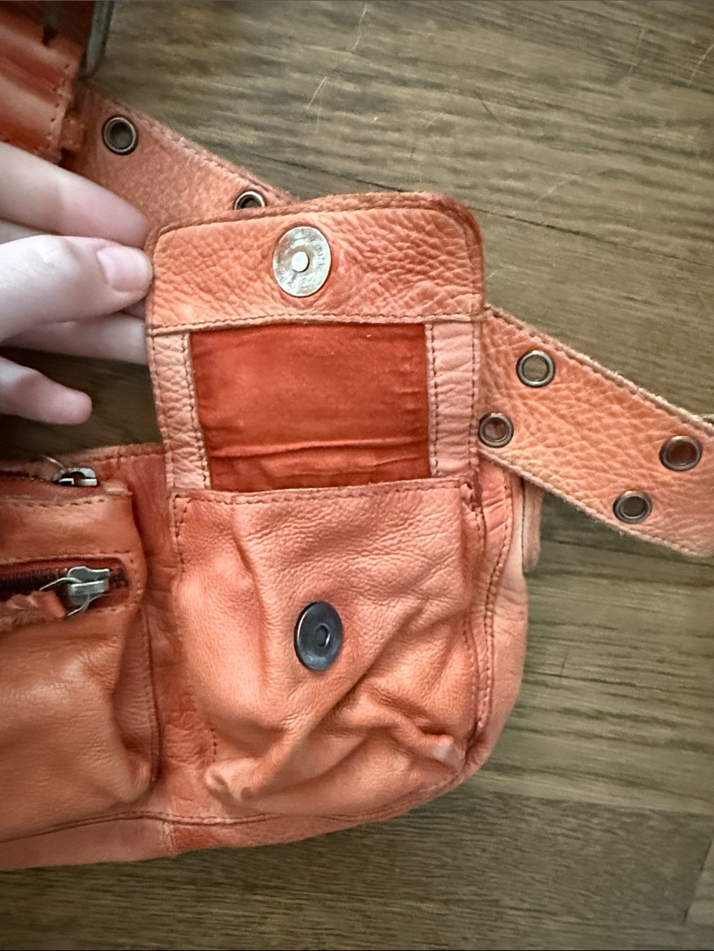 Free People Leather Crossbody Belt Bag - Picture 4 of 5